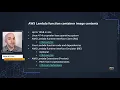 AWS Lambda Container Image Support Intro to the OCI format E2