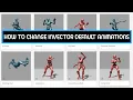 How To Change Invector Third Person Default Animations With Custom Animations