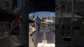 Docking Solo Mediterranean style in Athen (10 years ago) #aroundtheworld #sailing #solotravel