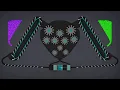 Colored balls Elevator Simulation Music Particle fluid Molecular Script 4K