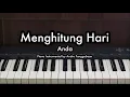 Download Lagu Menghitung Hari - Anda | Piano Karaoke by Andre Panggabean