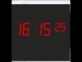 Digital Clock using React 7 Segment Display