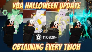 Spending 10 000 Robux On YBA TWOH Skins