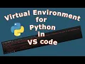 Virtual Environment for Python in VS code Script running disabled in the system