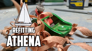 Sail Life – I quit my job, locker above the chart table & stripping varnish – DIY sailboat refit