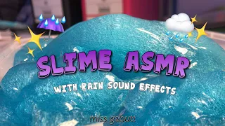 Download CLEAR OCEAN SLIME ASMR || with 🌧 as the back sound ⛈☔️💧 MP3