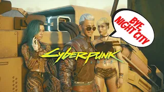cyberpunk 2077 2077 star ending panam u0026 judy to hanako swap