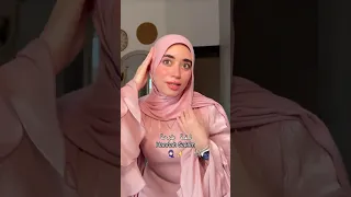 إزاي بلف الطرحة من غير ما رقبتي تبان Hannah Salem Scarf Tutorial 