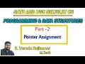 Part - 2 Pointer Assignment