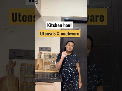 Kitchen & cookware #shorts #shortsindia #telugu #teluguvlogs #shishacouple #minivlog #kitchen #decor