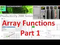 Productivity 2000 PLC Array Functions Part 1