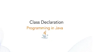 Class declaration in java