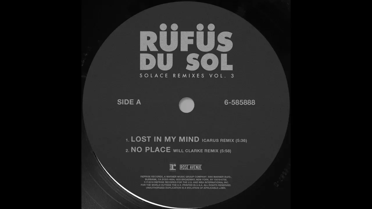 RÜFÜS DU SOL ●● No Place (Will Clarke Remix) [Official Audio]