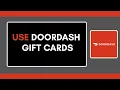 How to Use DoorDash Gift Cards