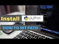 how to install python set python path on windows