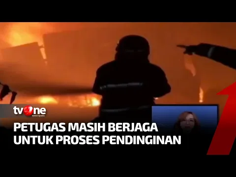 Kebakaran Gudang Cat di Duri Kosambi, 2 Petugas Pemadam Terluka