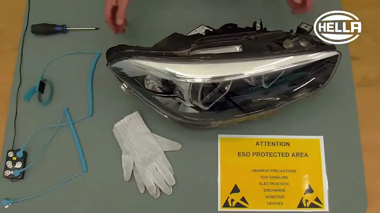How to Replace a Headlight | BMW F10 | HELLA