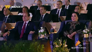 لحظة تاريخية من حفل افتتاح المتحف المصري الكبير 