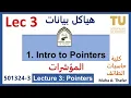 Lec 3 Pointers 1 Intro to Pointers