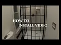 DreamLine French Corner Shower Installation