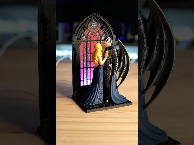 Royal Lovers Stained Glass Display video thumbnail