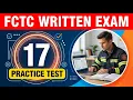 FCTC Written Study Guide Practice Questions and Answers