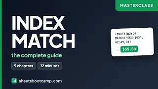 INDEX MATCH in Google Sheets Complete Tutorial Left Lookups Two-Way Multiple Criteria