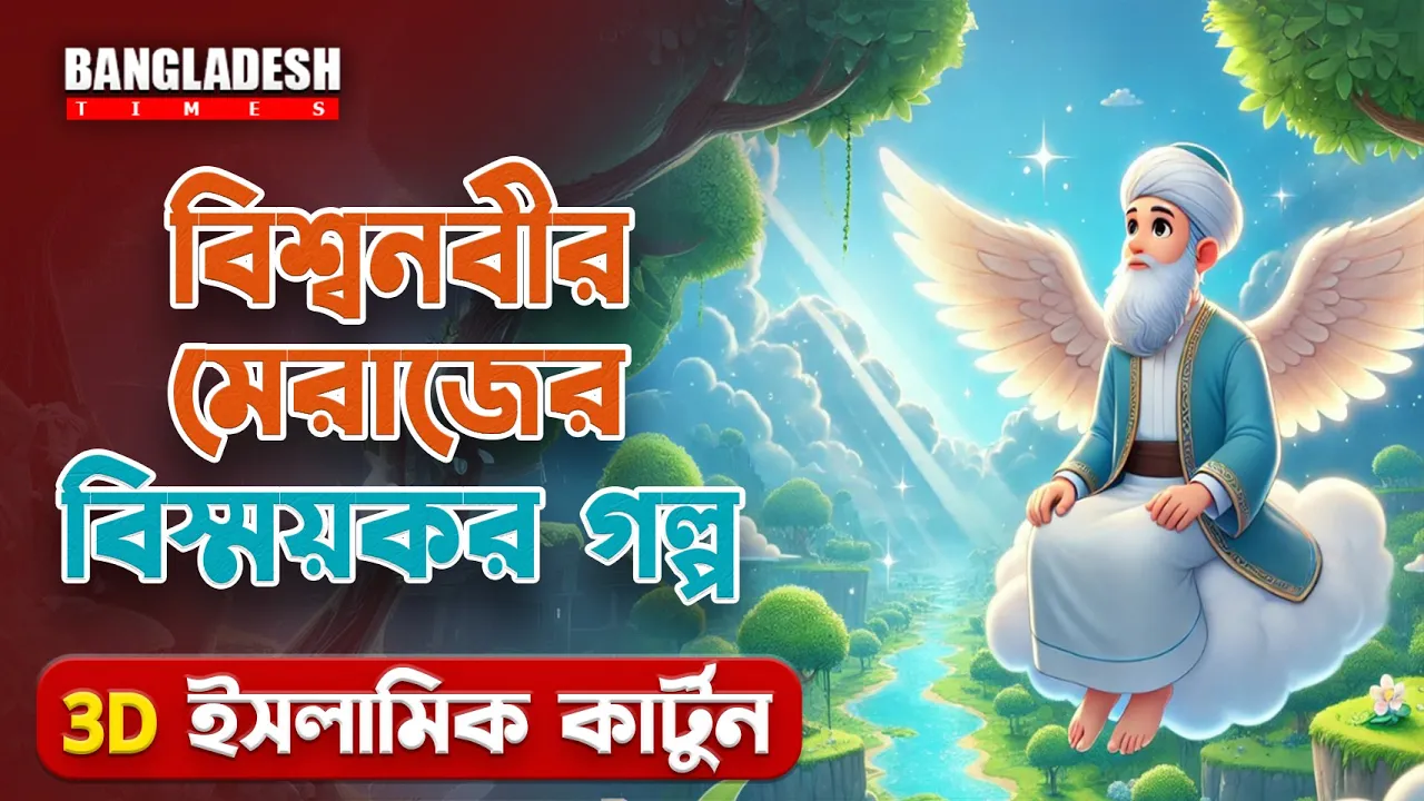 বিশ্ব নবীর মেরাজের বিস্ময়কর কাহিনী | প্রতিদিনের ইসলামিক কার্টুন