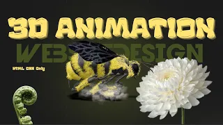Creative 3D Model Animation Website Using HTML CSS Only No JavaScript