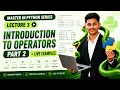 Python Operators Part 2 Live Examples Real Programs Lecture 4