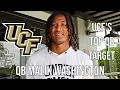 UCF Football QB Malik Washington recaps Bounce House Weekend visit