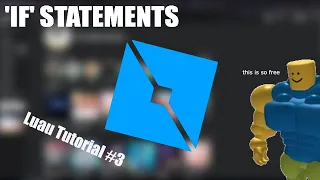 Roblox Scripting Tutorial - If else elseif Statements
