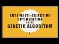 optimizing zdt1 multi-objective test problem using Genetic Algorithm - A MATLAB tutorial