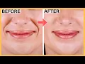 SMILE LINES Facial Exercises Nasolabial Folds Laugh Lines Lift Smile Lines with this WORKOUT