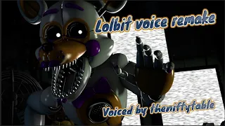 Lolbit voice lines Voiced by theniftytable