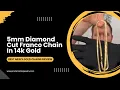 5mm Diamond Cut Franco Chain In 14k Gold Best Men s Gold Chains Review