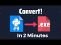 How to convert any Python file to executable file py to exe Python for Beginners