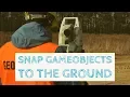 Snap your GameObjects to the ground with a simple hotkey in Unity3D