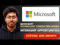 Microsoft Technology Consulting Internship Program Free Resources Complete Guide Engineer