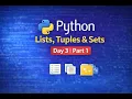 Python for Data Science in Nepali Day 3 Part 1 Lists Tuples and Sets