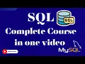 SQL Full Course - Beginner to Advanced MySQL Practical Sessions