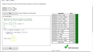 Codingbat - has22 Python