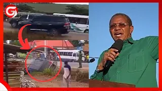 MSTAAFU KIKWETE AFAFANUA AJALI ILIYOTOKEA KWENYE MSAFARA WAKE MTU ALIINGIA DEREVA AKAMKWEPA 