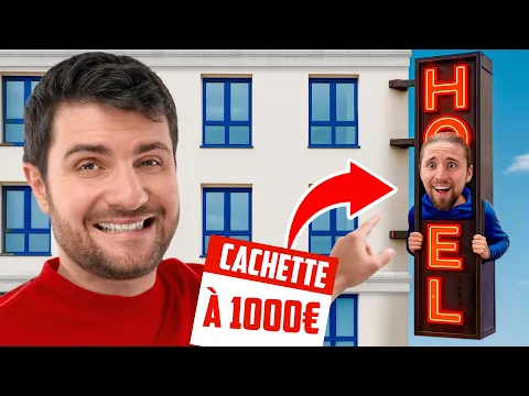 Video Thumbnail: CACHE-CACHE EXTRÊME #5 (1000€ pour se cacher dans un hôtel)