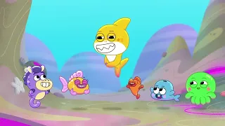 baby shark saves pet in purple lava field baby sharks big show nick jr