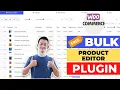 Free WooCommerce bulk edit plugin Bulk product editor WOOBE BEAR tutorial