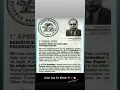 1TH APRIL 1935 POWER OF RUPEE RBI FOUNDATION DAY