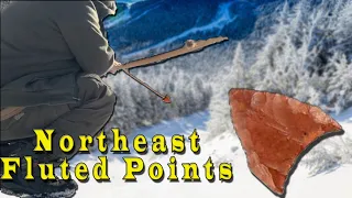 Light testing on New England fluted points Clovis on a primitive arrow
