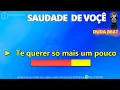 saudade de você Duda Beat karaoke