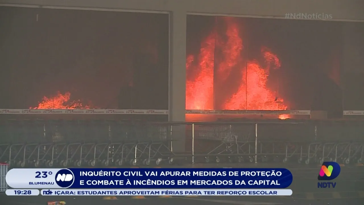 Justiça da Capital abre inquérito para avaliar as condições de combate a incêndio de supermercados